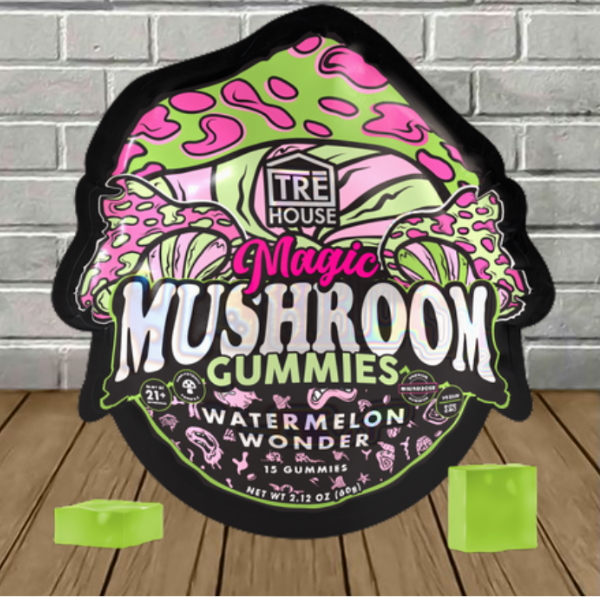 TRE-House-Magic-Mushroom-Gummies-15ct-Watermelon-Wonder-Flavor